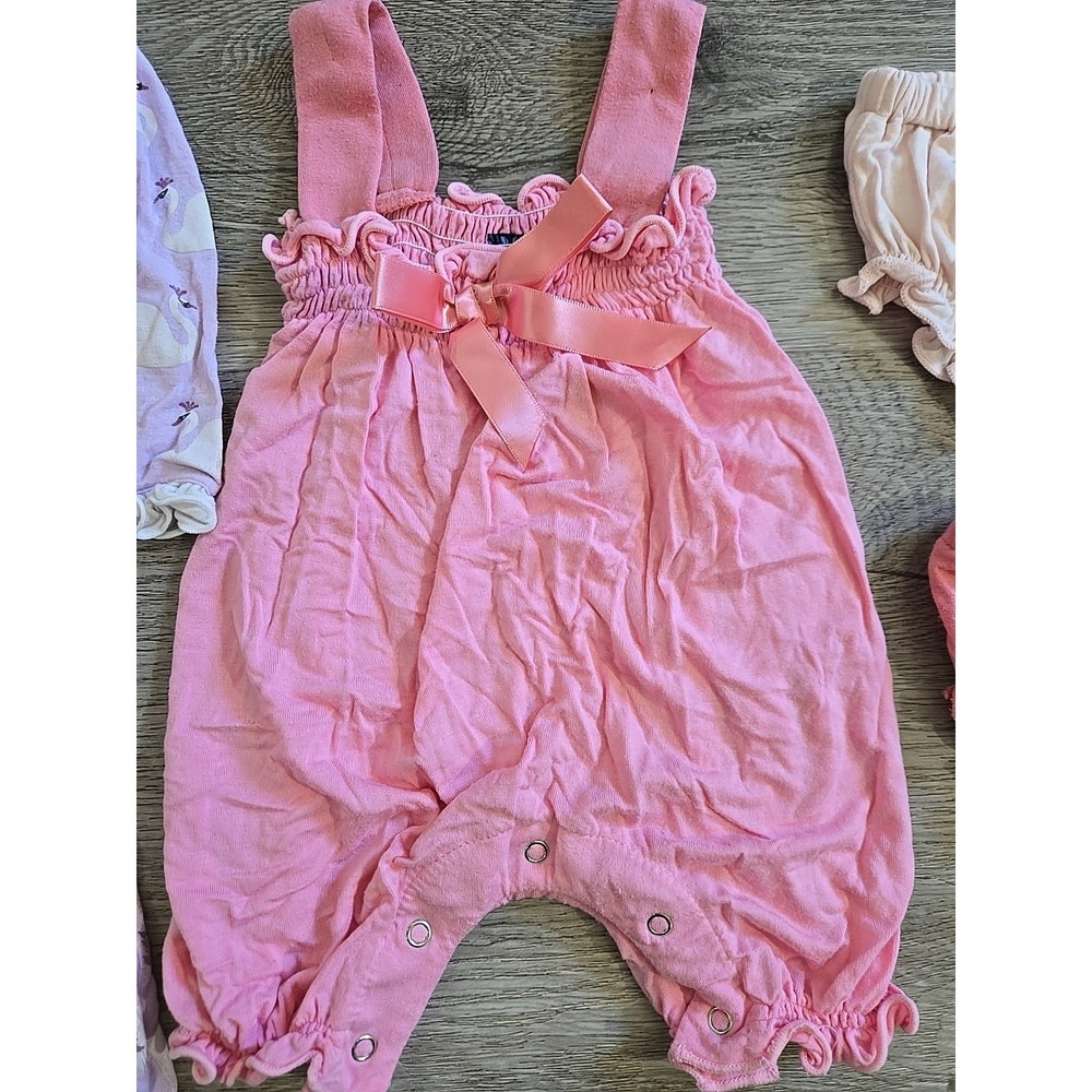Kickee Pants Baby Girl Clothing Size 3-6 Months Mixed Lot Of 4 Pink Purple - Picture 3 of 4